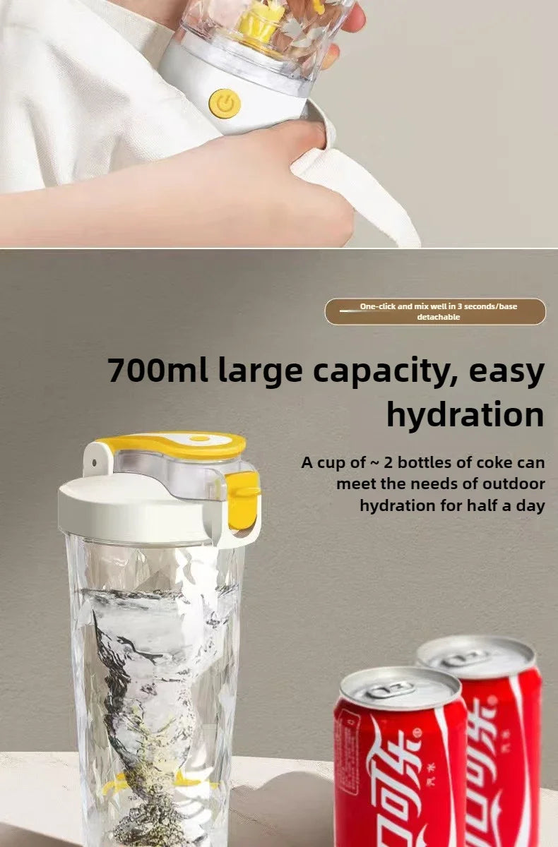 Elektryczny shaker proteinowy 650ml - automatyczny kubek do gładkich napojów