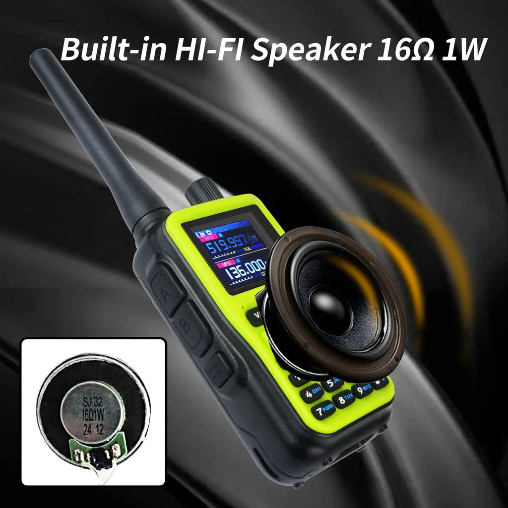Baofeng uv-5r mini zestaw 2 sztuk dwuzakresowy radiotelefon kompaktowy 5w z odbiornikiem pasma lotniczego i ładowaniem usb-c