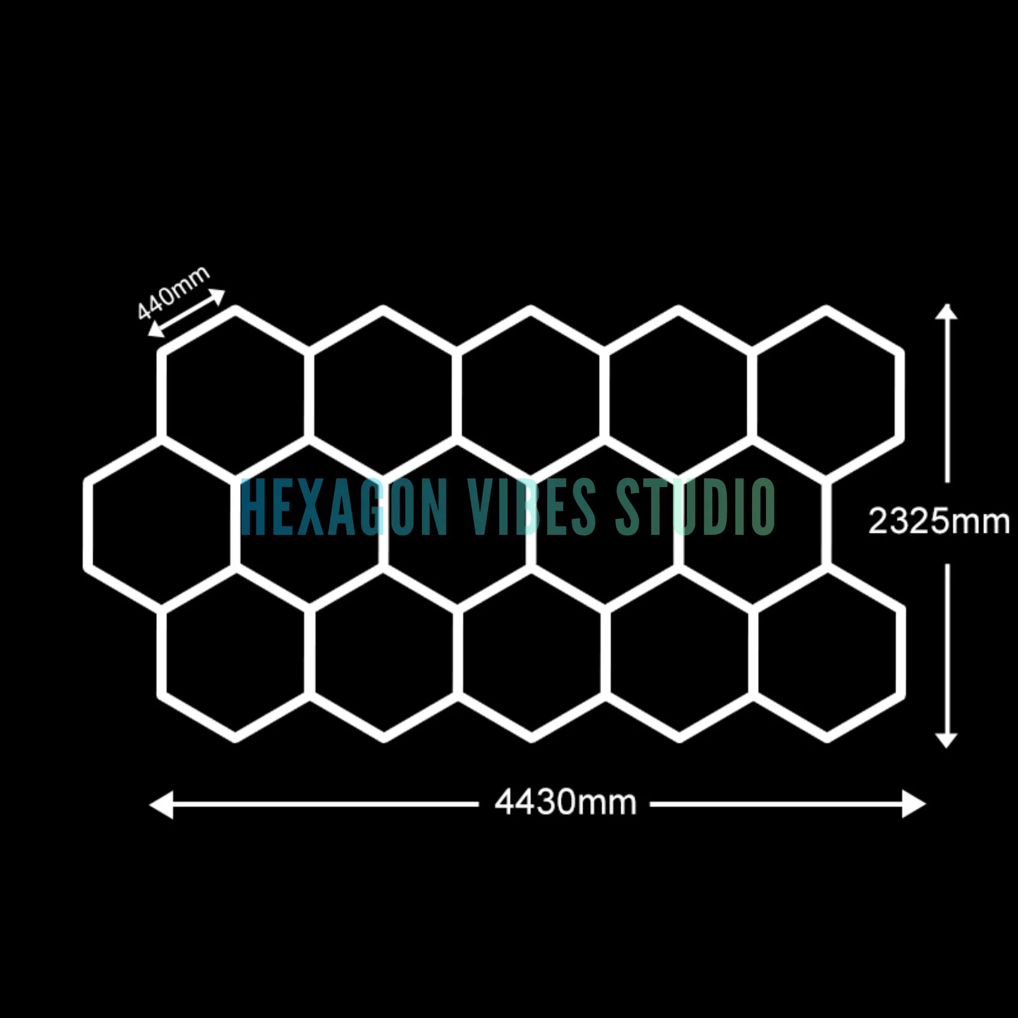 Sześciokątne lampy led do garażu 50000h 6500k ultra jasne