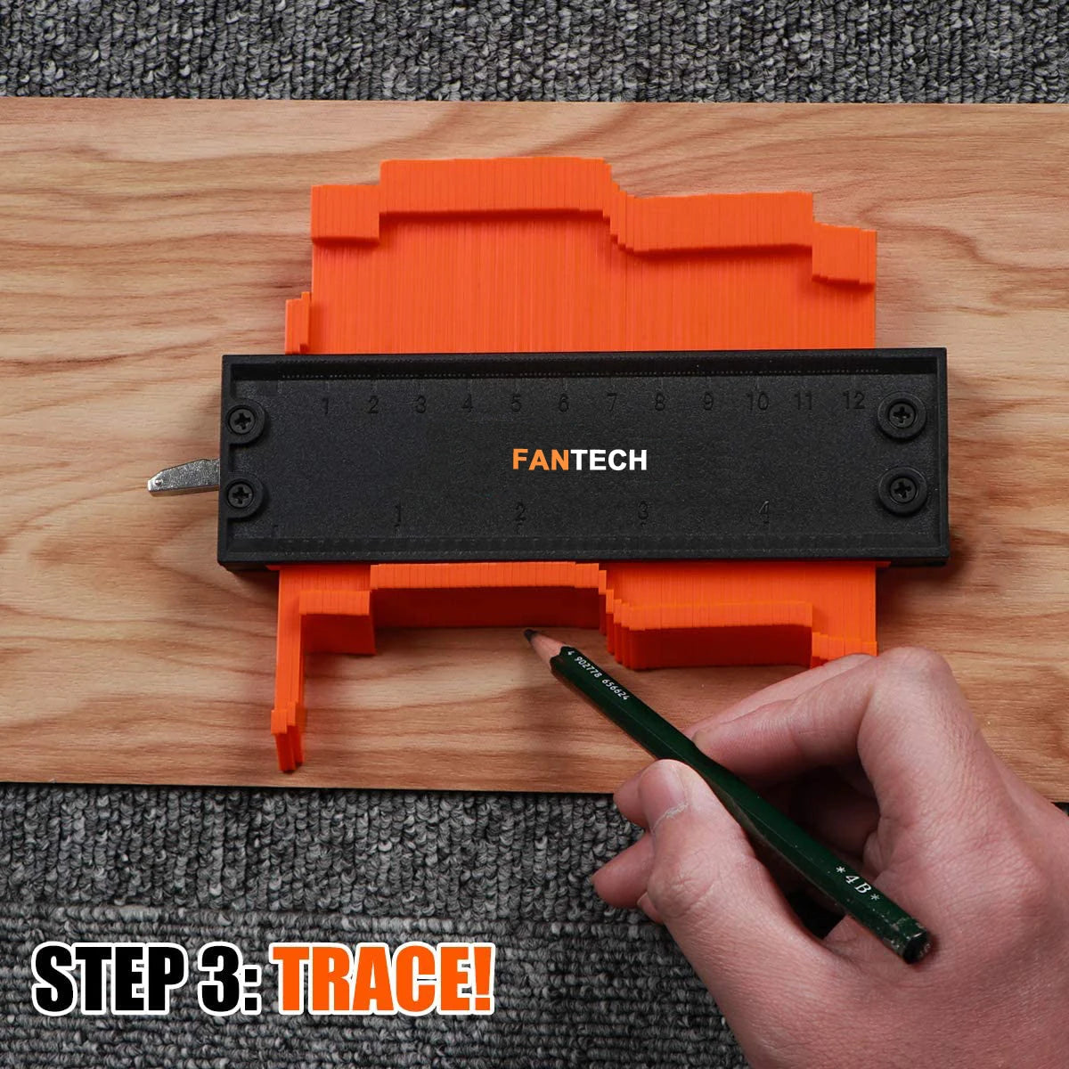 Contour Gauge for Irregular Shapes | Woodworking & Tiling Tool