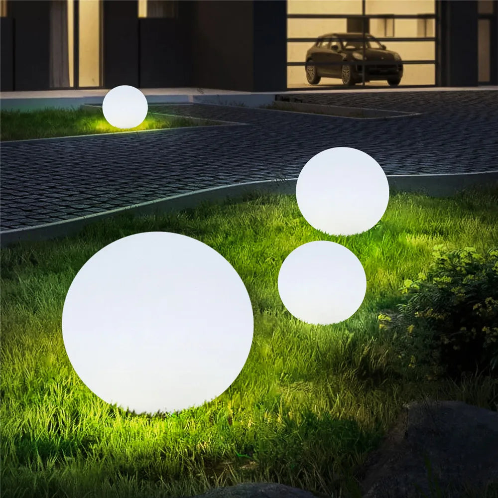 Dachan wodoodporna kula ogrodowa led rgb - dekoracja zewnętrzna