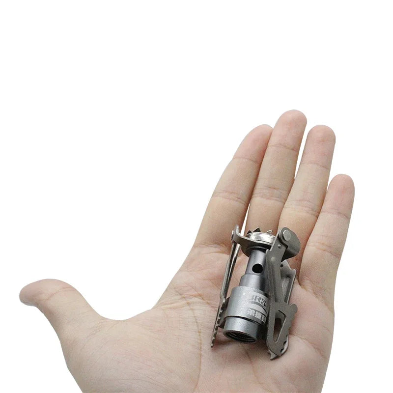 Brs-3000t mini tytanowa kuchenka gazowa kempingowa – przenośny palnik survivalowy