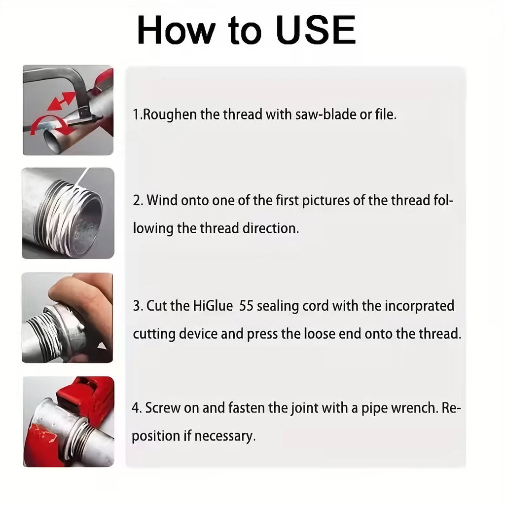LOOLIFL Super Waterproof Sealing Tape - Pipeline & Wire Anti-Leak Seal