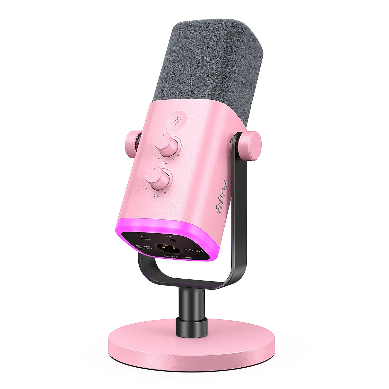 Mikrofon dynamiczny fifine am8 usb/xlr do gier z wyciszeniem i gniazdem słuchawkowym
