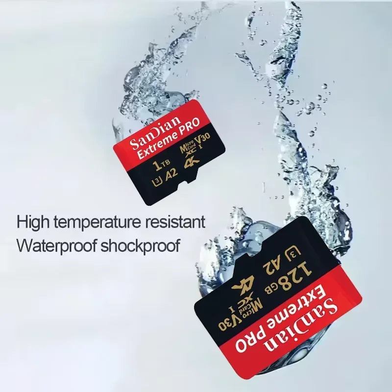 High-Speed Micro SD Card U3 V30 for 4K UHD Video & Apps | 128GB-512GB