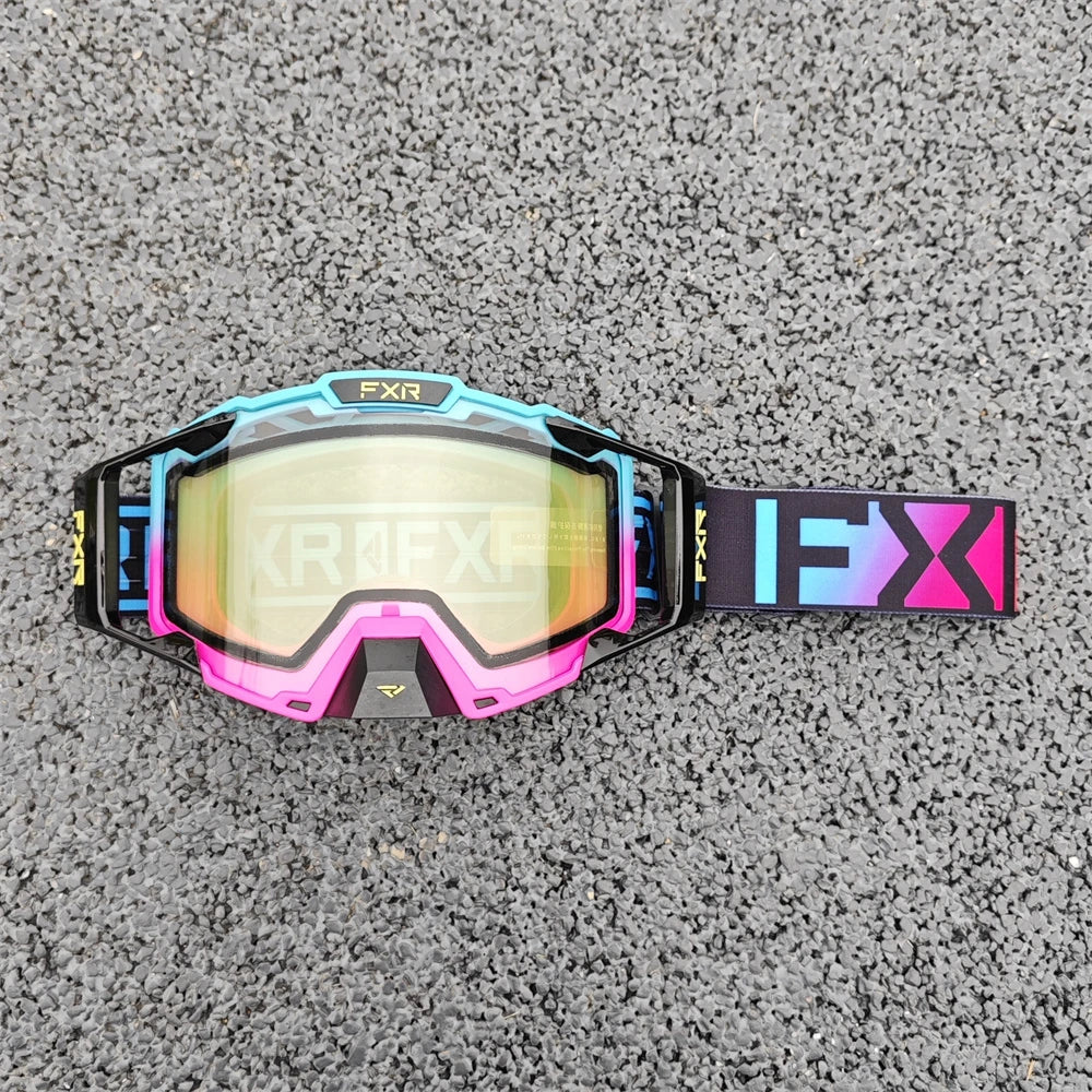 Fxr gogle motocrossowe hd soczewka przeciwmgielna mx mtb okulary na motocykl terenowy