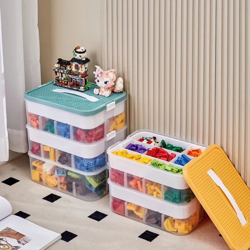 Pojemnik na klocki lego | organizer zabawek dla dzieci | sortowanie części