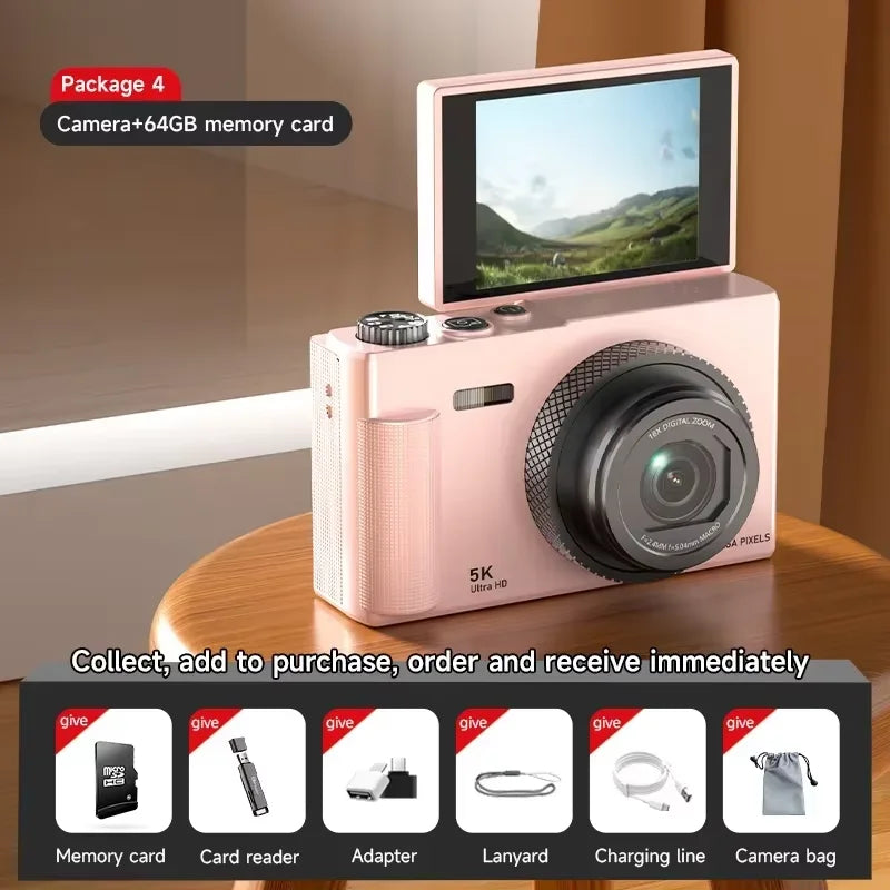 Kamera vlogowa oneplus 5k – 75mp, obrotowy ekran, 18x zoom