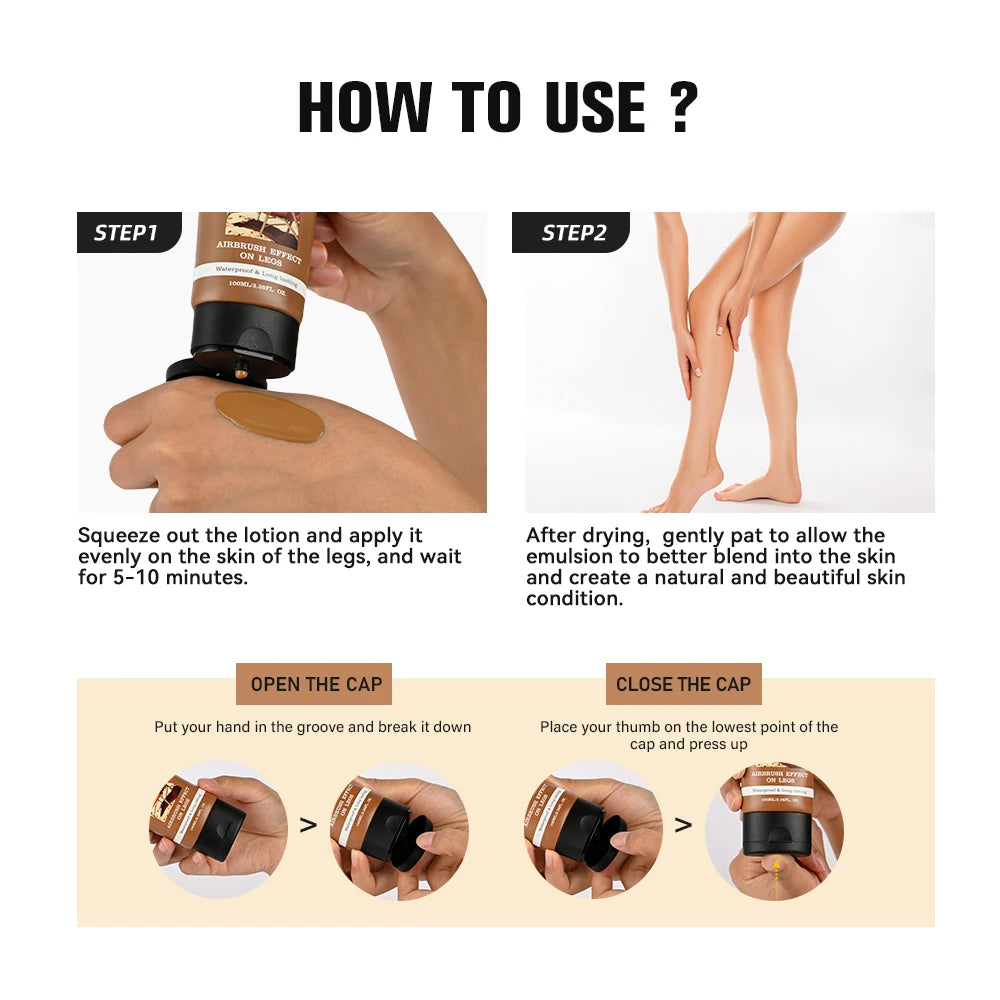 Make-up do nóg vabena 100ml – długotrwały, wodoodporny i odporny na ścieranie podkład