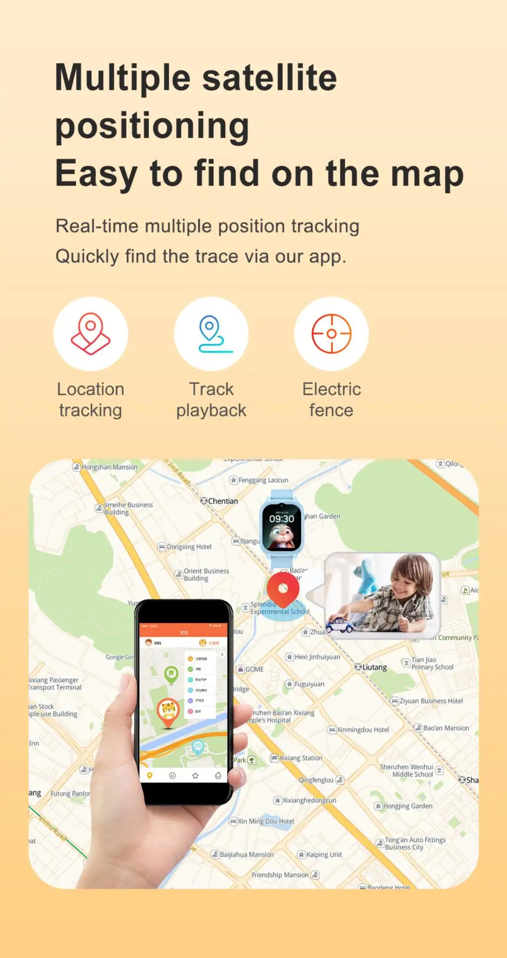 Smartwatch dla dzieci 4g gps: połączenia wideo sos – telefon dla dziecka