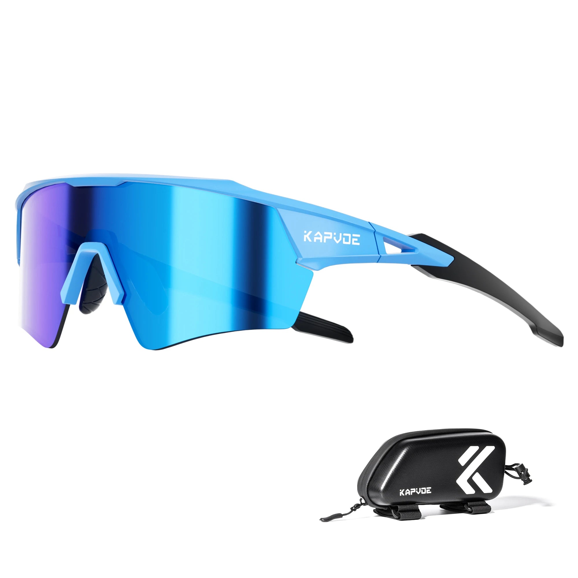 Okulary rowerowe kapvoe fotochromowe mtb uv400 do biegów i sportów na świeżym powietrzu