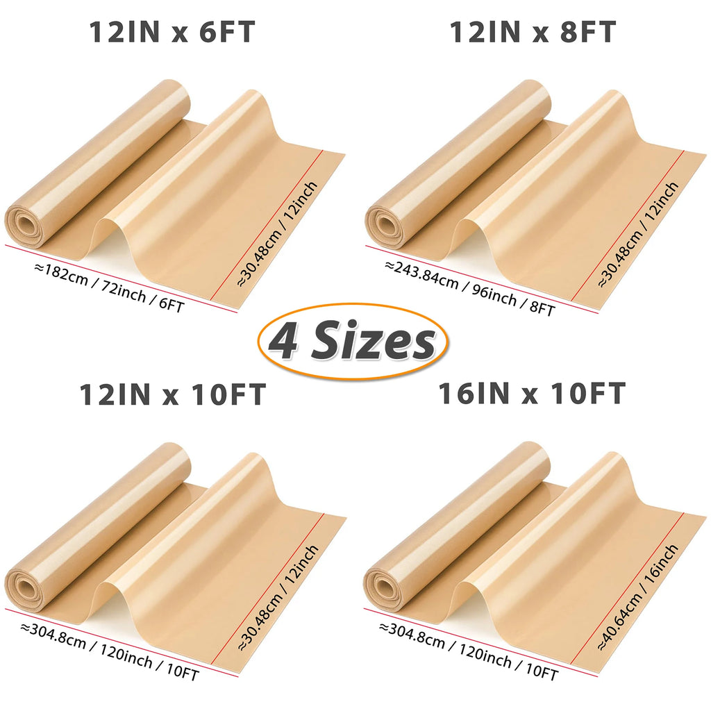 Silicone Baking Mat Roll - Large, Reusable, Non-Stick Oven Liner for Perfect Baking