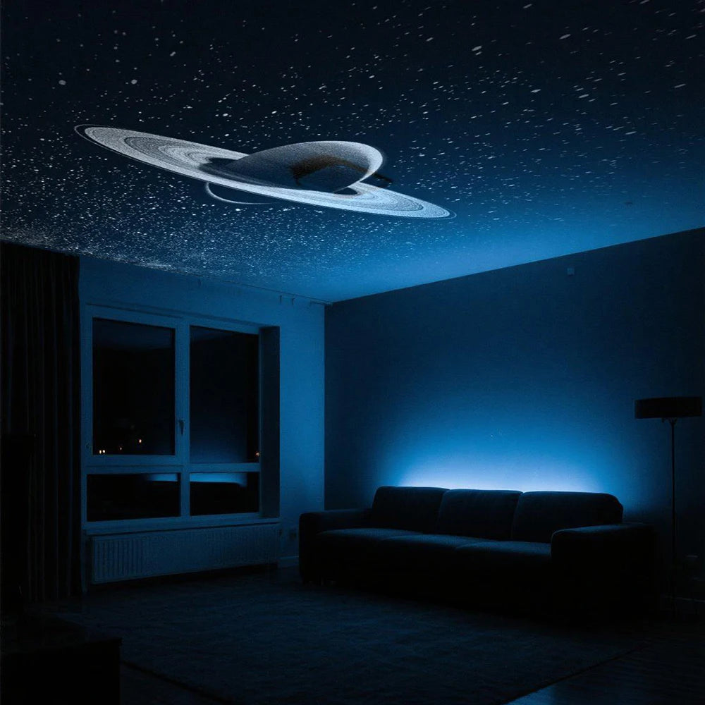 Projektor światła usb do samochodu | led oświetlenie wnętrza galaktyka saturn