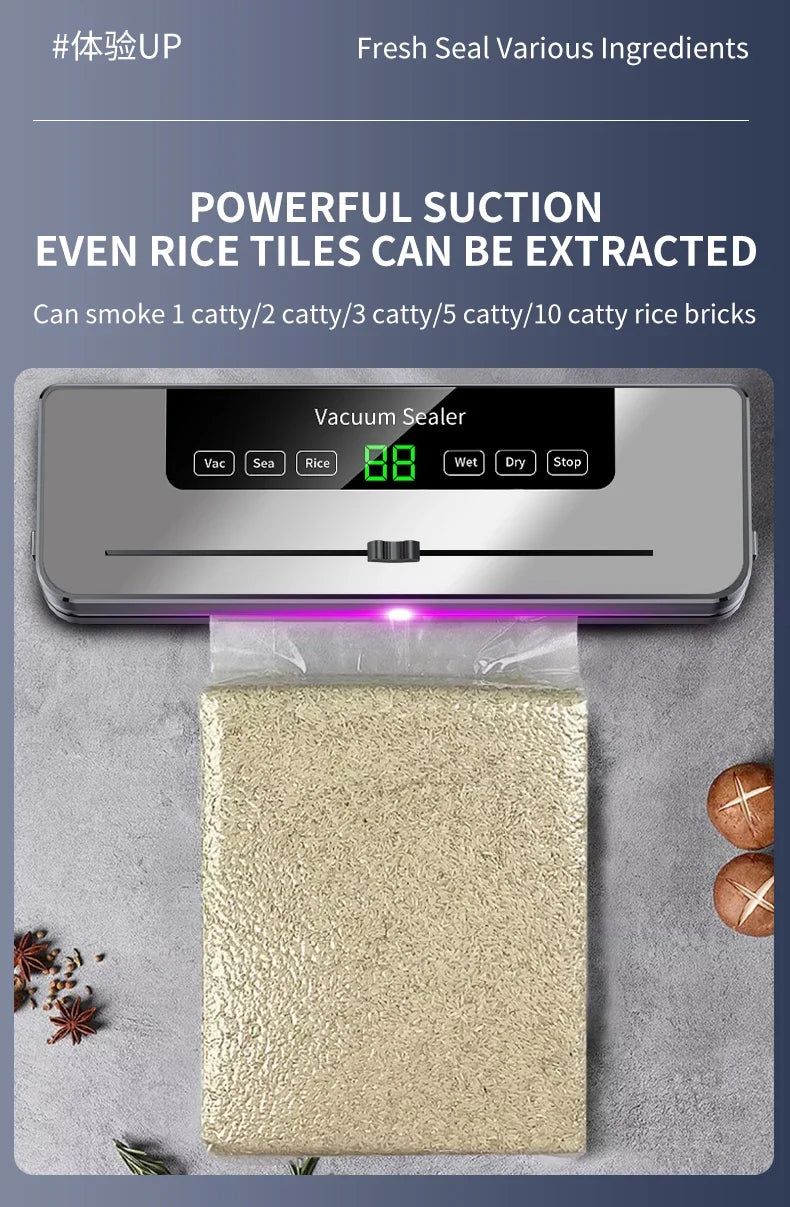 CENRR Electric Vacuum Sealer | Touch Button Food Preservation System
