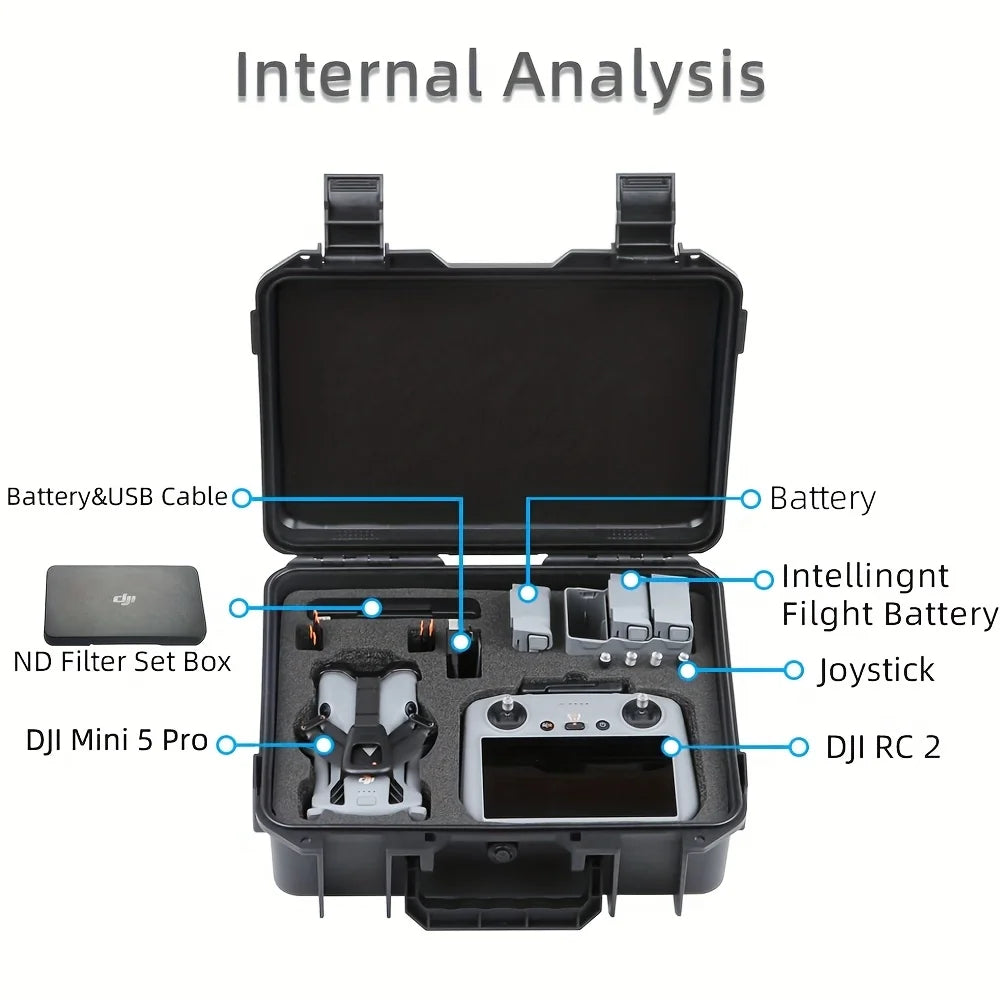 Etui do przechowywania drona dji 5 pro | odporne na wybuchy