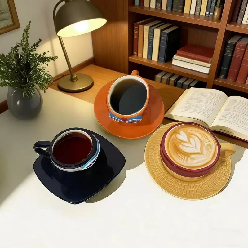 Anime Hat Ceramic Mug & Plate Gift Set - Fandom Present