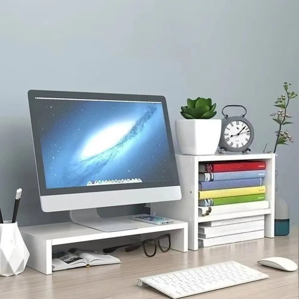 Vabena ergonomiczna podstawka pod monitor do biurka w akademiku - oszczędność miejsca