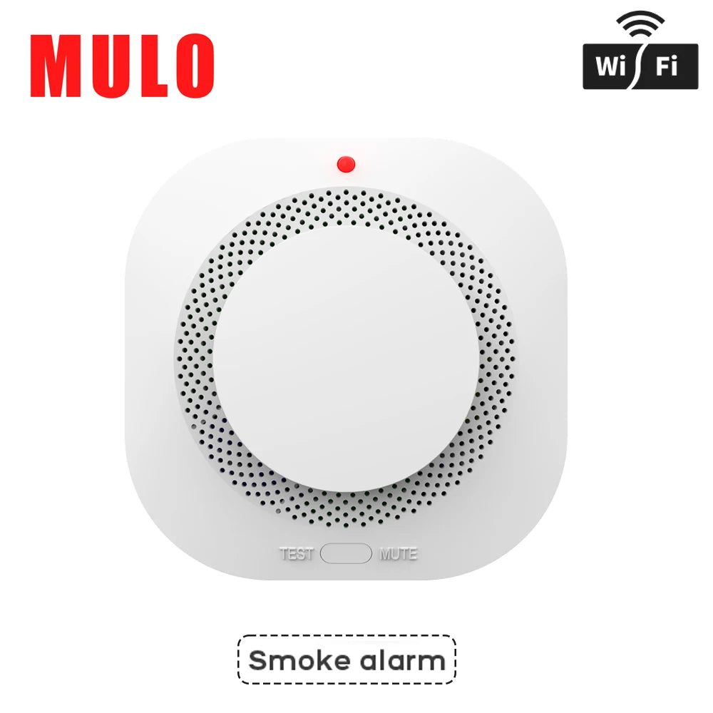 Inteligentny czujnik dymu zigbee wifi do bezpieczeństwa domu tuya smart life