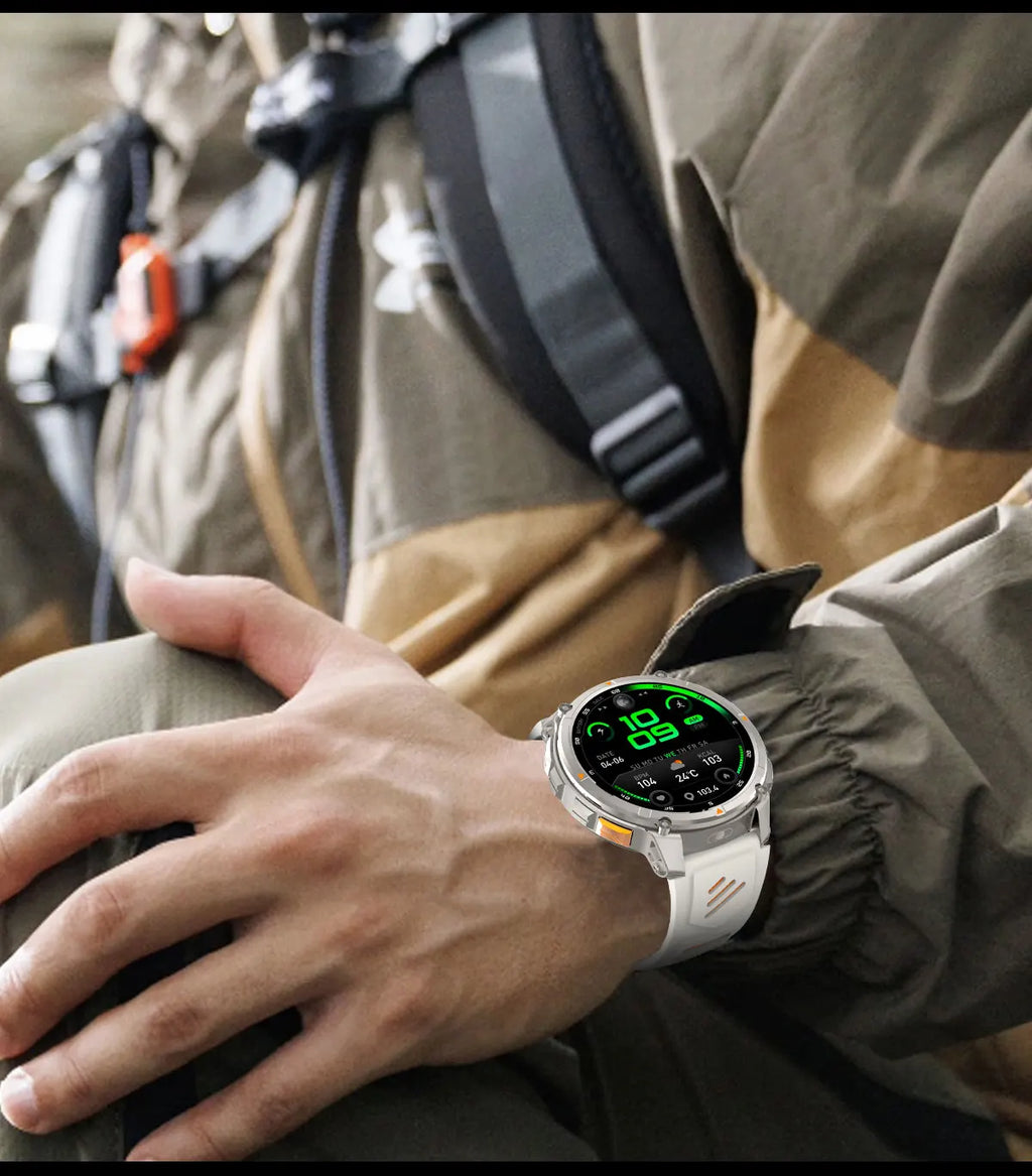 T-rex3 pro smartwatch | bateria 1100mah, gps, wodoodporny 5atm, wojskowy standard