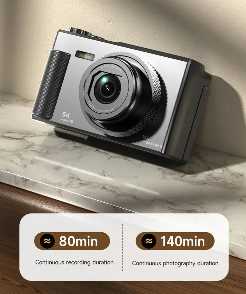 Kamera vlogowa oneplus 5k – 75mp, obrotowy ekran, 18x zoom