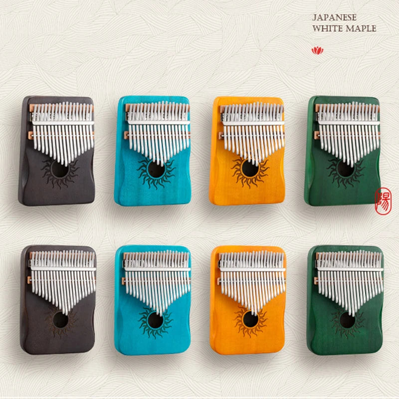 Hluru 17 21 klawiszy kalimba pianino palcowe – instrument muzyczny dla początkujących