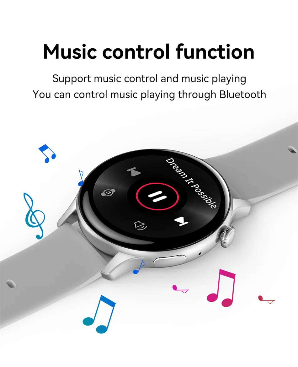 Damski elegancki smartwatch amoled z gps i rozmowami bluetooth