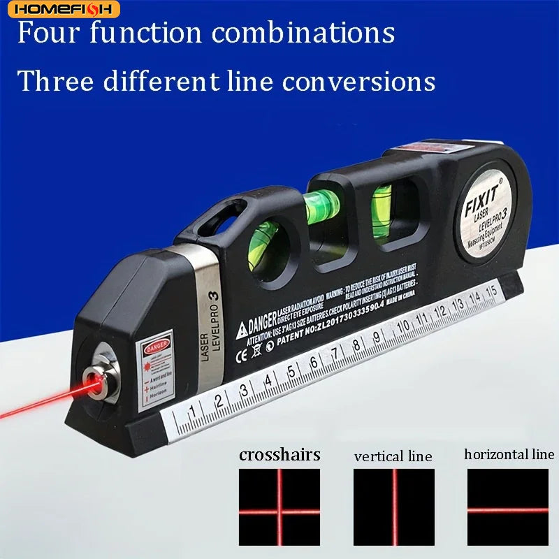 HOMEFISH Laser Level Tool - Precision for Home DIY Projects
