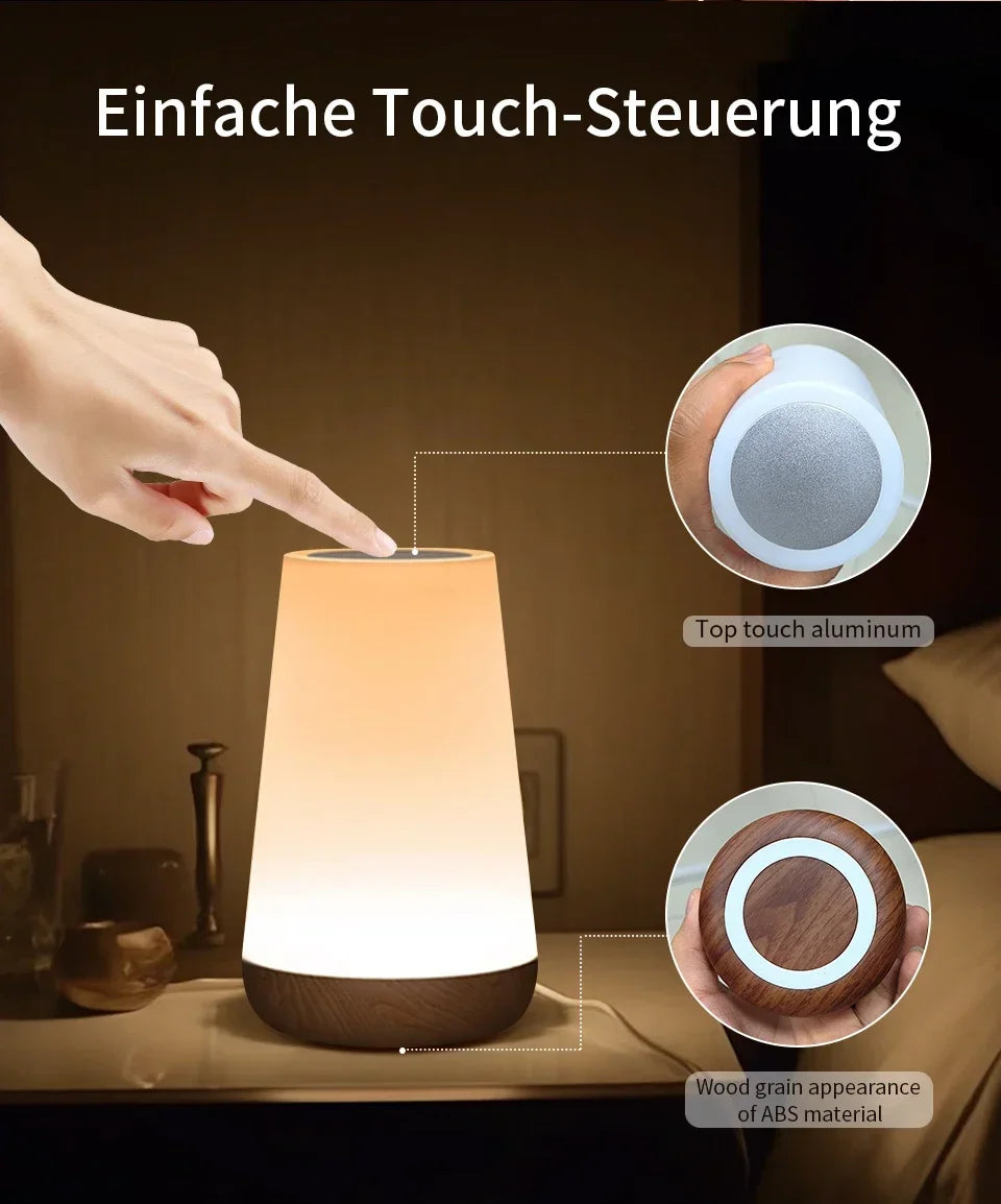Inteligentna lampka nocna tuya wifi led - ściemniana lampa dotykowa z usb, alexa i google home