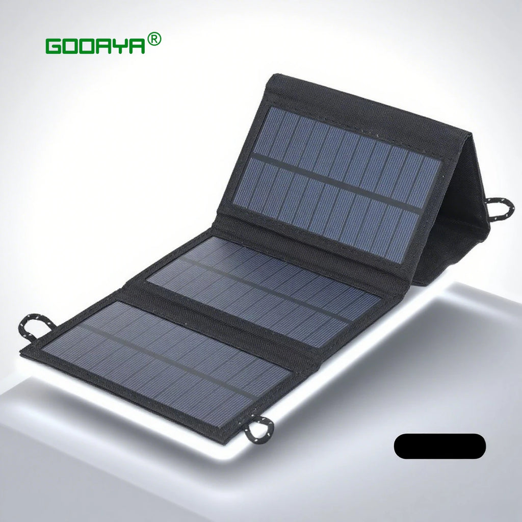 Przenośny panel słoneczny 100w 4-składany - szybka ładowarka usb