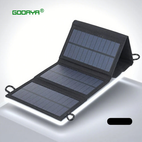 Przenośny panel słoneczny 100w 4-składany - szybka ładowarka usb