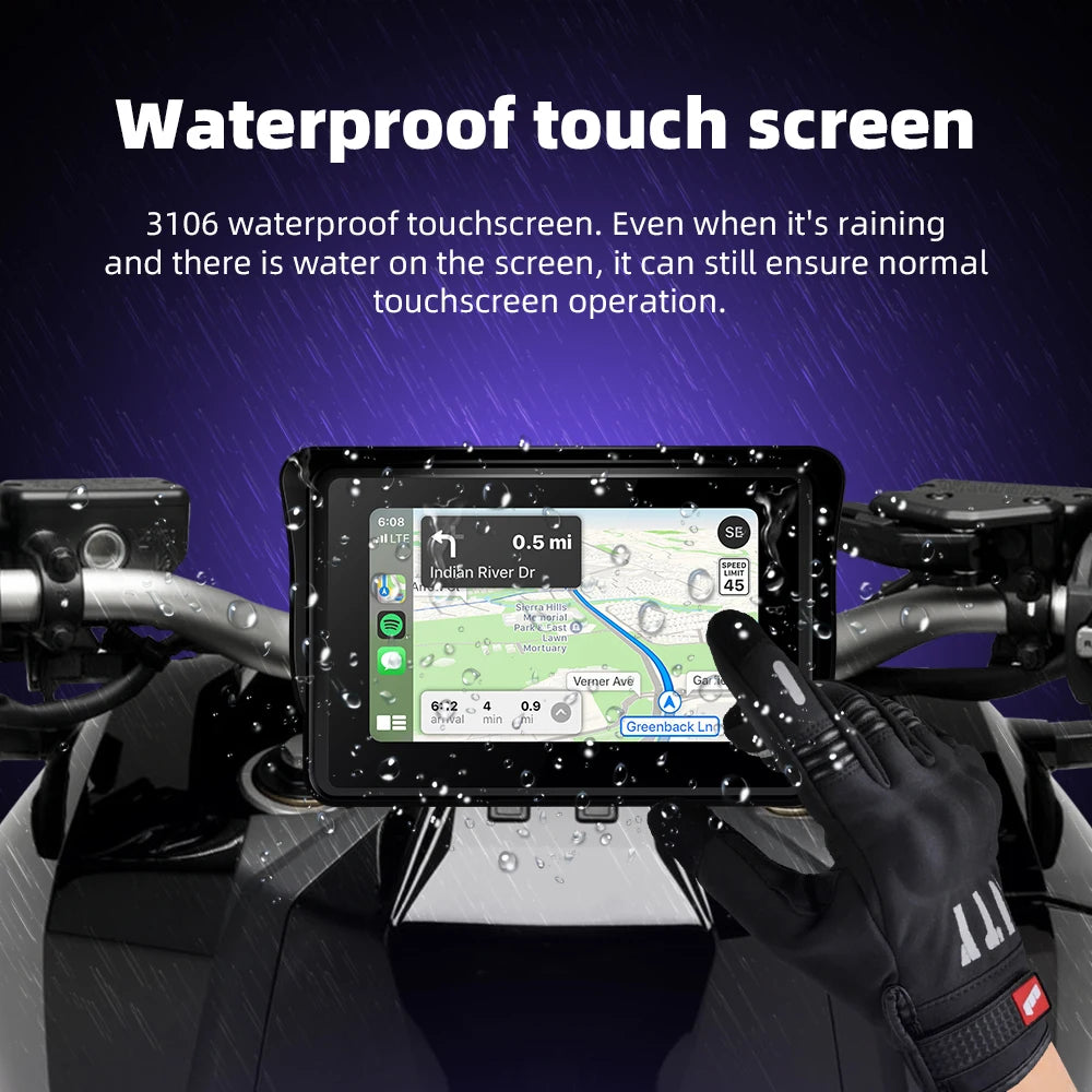 Ekiy bezprzewodowa nawigacja carplay android auto dla motocykli bmw gs & xr