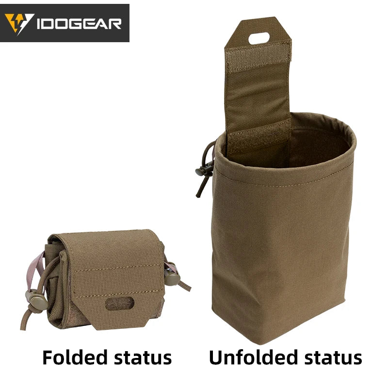 Idogear taktyczna składana torba zrzutowa molle - wytrzymała mini saszetka