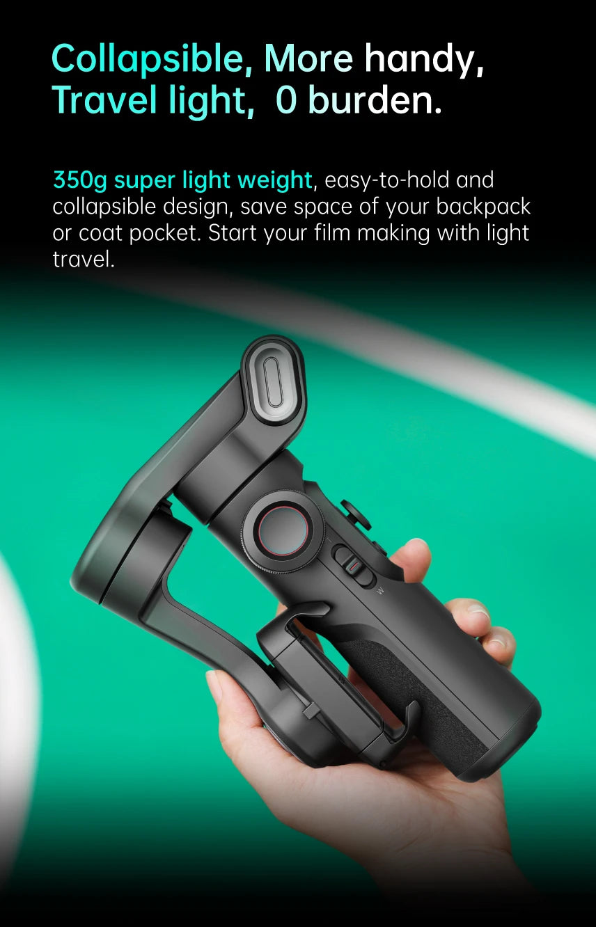 Aochuan smartxe 3-osiowy stabilizator gimbalowy do smartfonów