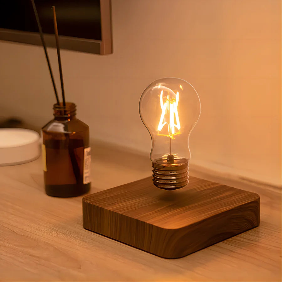 Lampa lewitacyjna magnetyczna – pływająca żarówka led biurkowa dekoracja