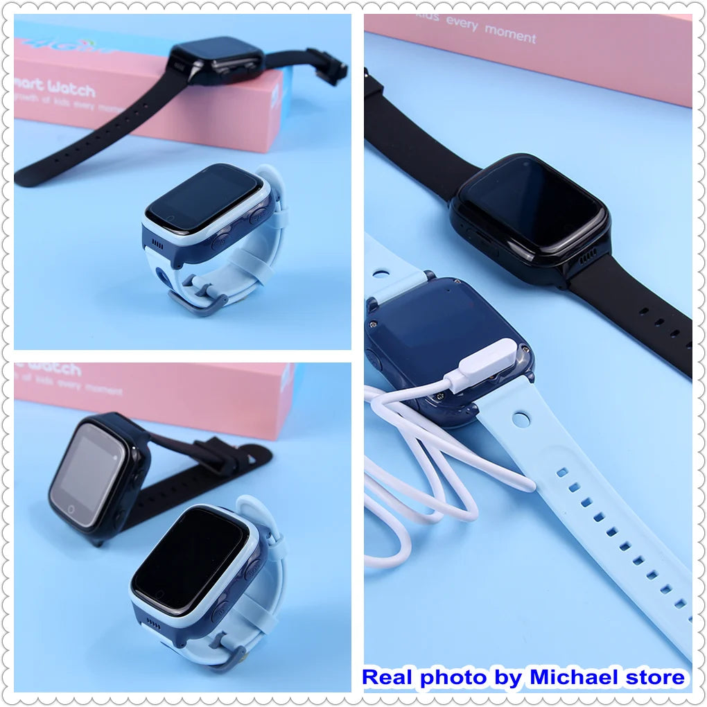 Zegarek smartwatch kgg 4g dla dzieci | gps, rozmowy wideo i sos