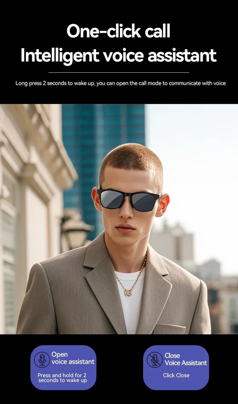 Inteligentne okulary lenovo 2026 ai smart glasses 8k | sterowanie dotykowe, nagrywanie wideo i foto, tłumacz