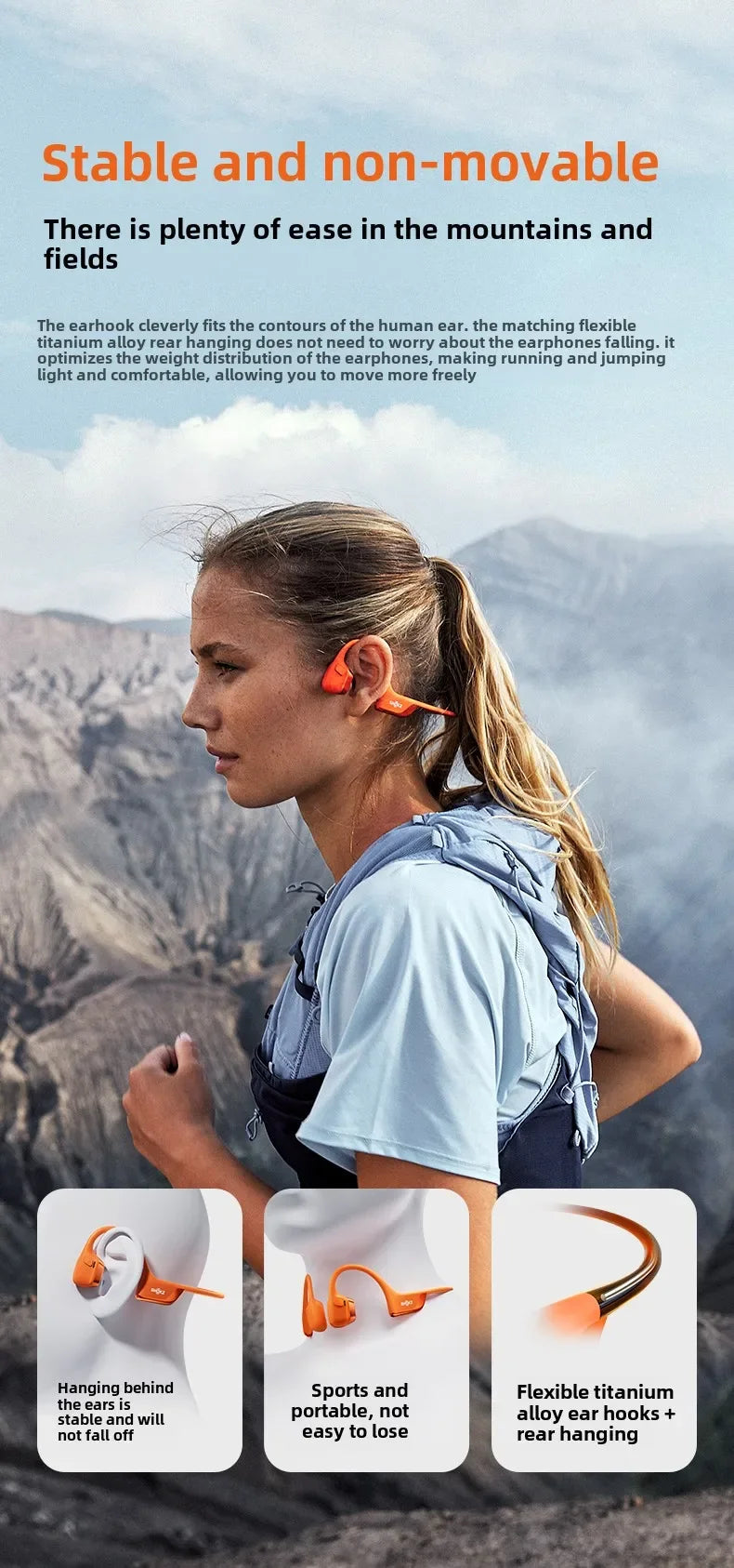 Słuchawki na przewodnictwo kostne shokz openrun pro 2 bluetooth s820 s821mini
