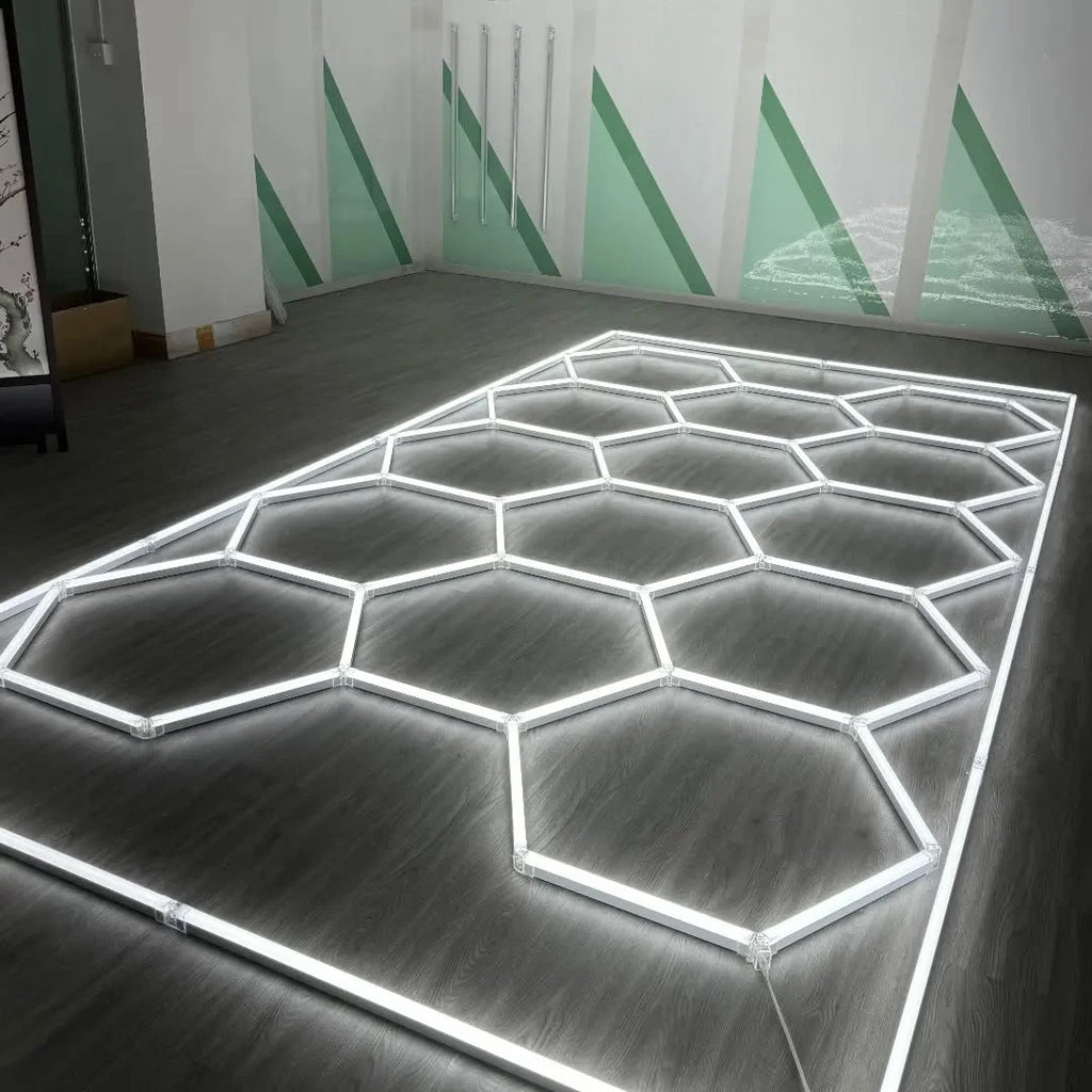 Sześciokątne lampy led do garażu 50000h 6500k ultra jasne