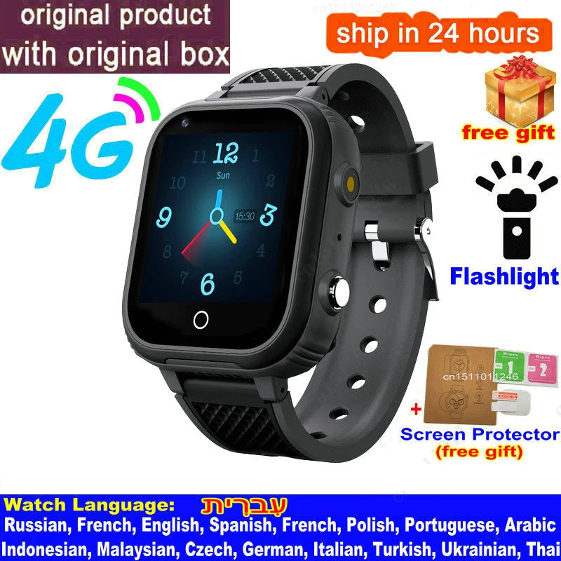 Lt21 smartwatch dla dzieci 4g – gps, rozmowy wideo, sos, wodoodporność ip67