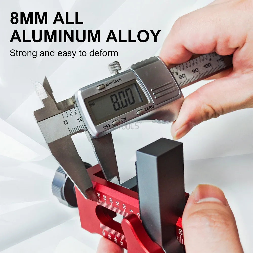 Cabinet Door Leveling & Installation Jig - 2-in-1 Positioning & Drilling Tool