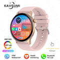 Damski elegancki smartwatch amoled z gps i rozmowami bluetooth