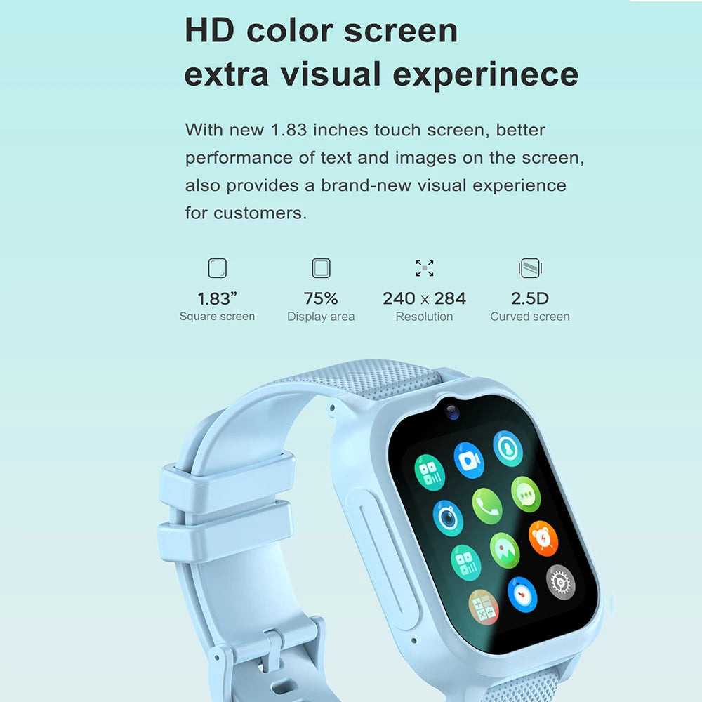 Smartwatch dla dzieci 4g gps: połączenia wideo sos – telefon dla dziecka