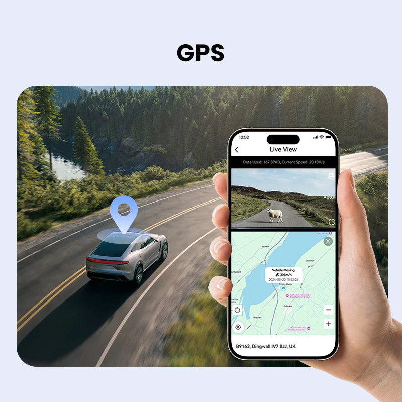 Ddpai z50 pro 4k kamera samochodowa z gps, adas i noktowizją