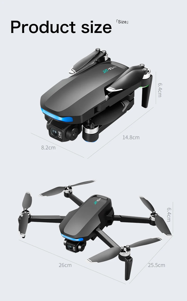 S-X1 MAX GPS Drone with 4K Camera & 3-axis Gimbal | Max Flight