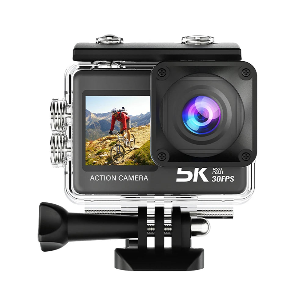 Kamera sportowa sony imx576 5k 4k60fps wodoodporna 48mp z wi-fi