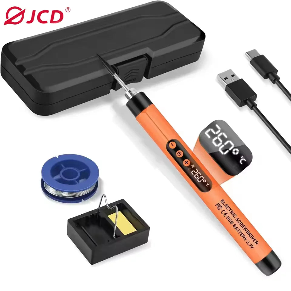 Bezprzewodowa cyfrowa lutownica usb – regulacja temperatury 300-450℃ typ-c 1000mah