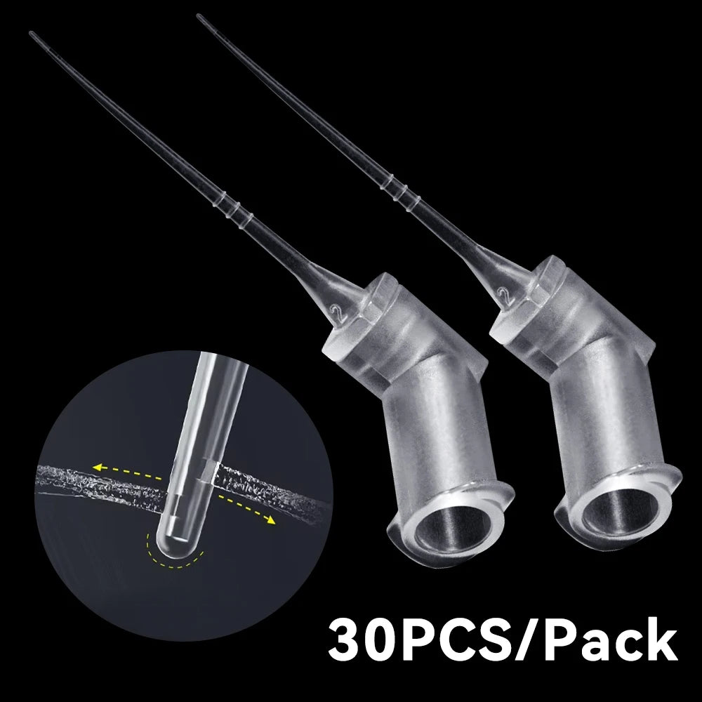 Igły do płukania kanałów korzeniowych 30g 0.3mm - opakowanie 30 sztuk