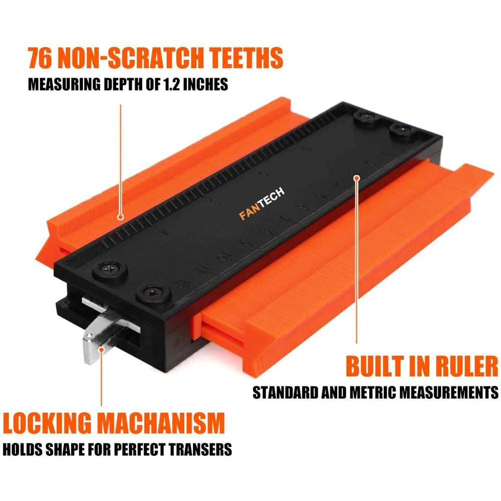Contour Gauge for Irregular Shapes | Woodworking & Tiling Tool