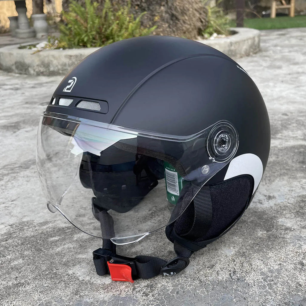 Kask rowerowy pemila z goglami, ochroną uszu i odblaskami - dla dorosłych mtb szosa e-bike