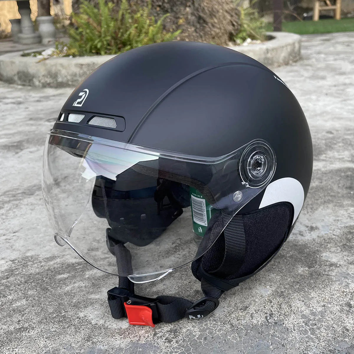 Kask rowerowy pemila z goglami, ochroną uszu i odblaskami - dla dorosłych mtb szosa e-bike